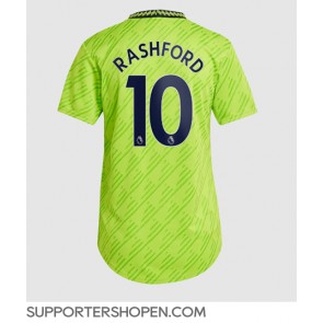 Manchester United Marcus Rashford #10 Tredje Matchtröja Dam 2022-23 Kortärmad